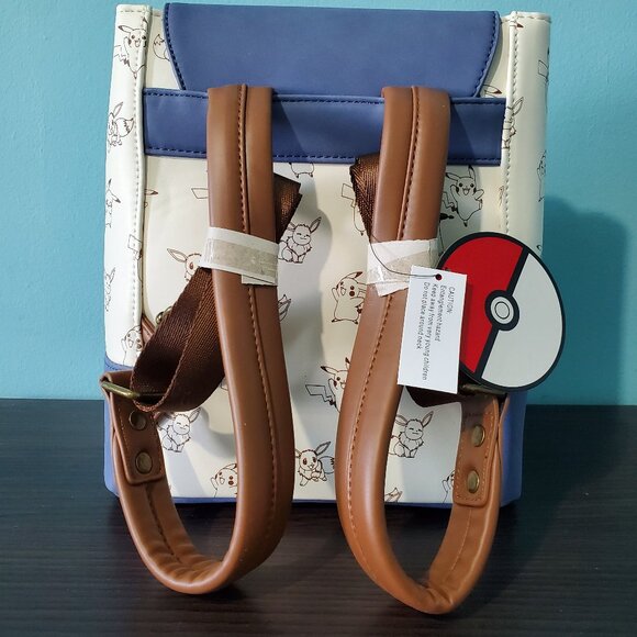 NWT Loungefly Pokemon Pikachu & Eevee Mini Backpack - Picture 3 of 8